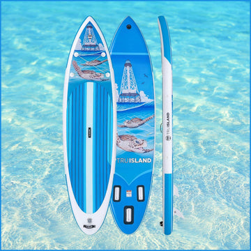 Inflatable Paddleboard Set 10'5" - Turtles at the Lighthouse