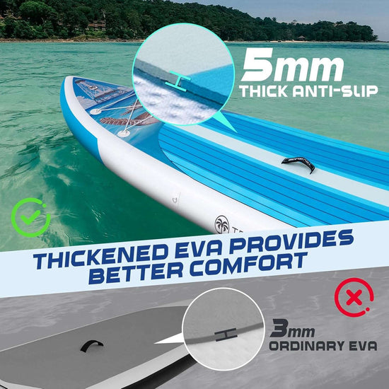 Tru Island Inflatable Paddleboard Set 10ft 5in Turtles at the Lighthouse