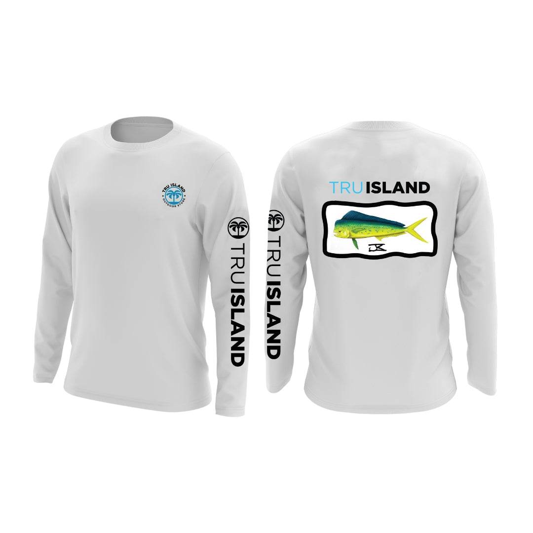 Full Sleeve Shirt White Mahi - TRU ISLAND