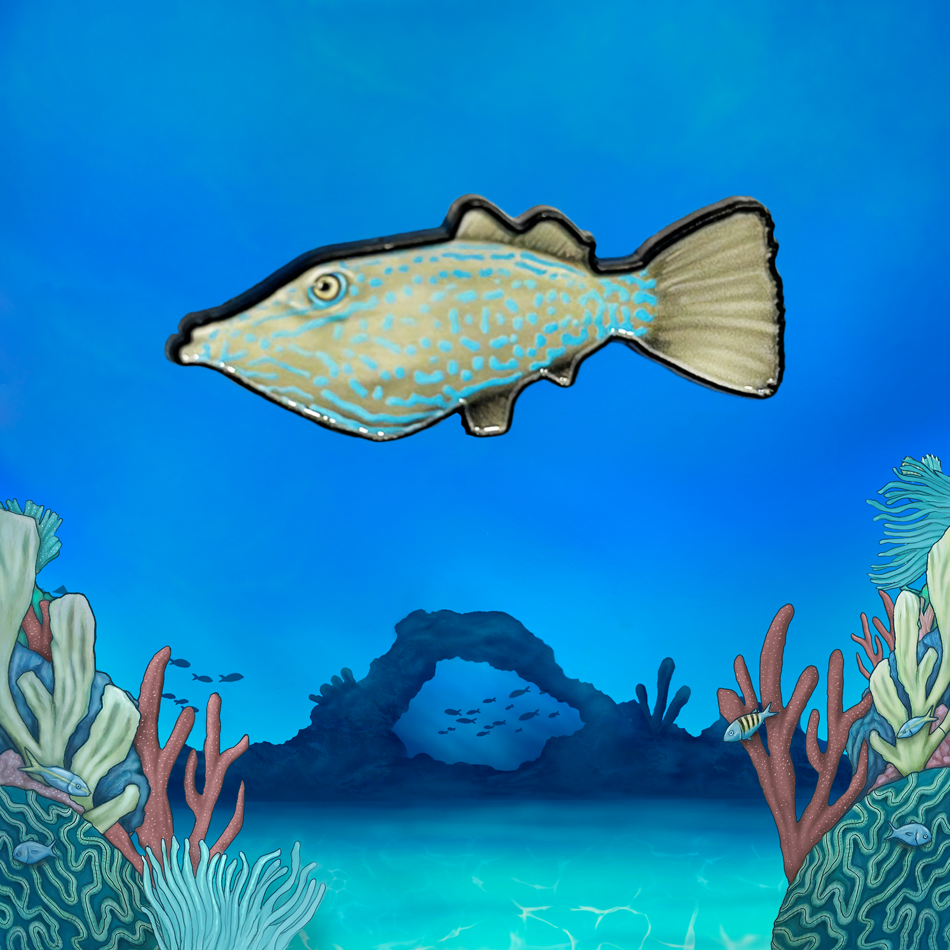 Tru Island Coral Reef Pin Set