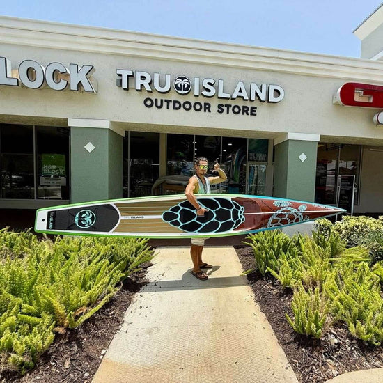 Tortoise Shell Glossy 14FT Hard SUP - TRU ISLAND