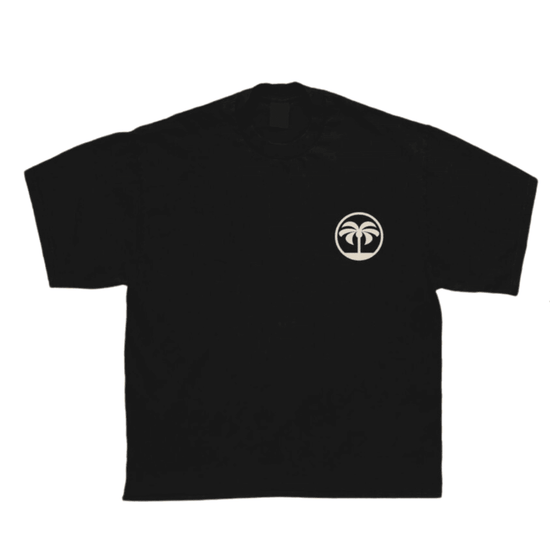 T-shirt Black THE ISLAND IS CALLING - TRU ISLAND