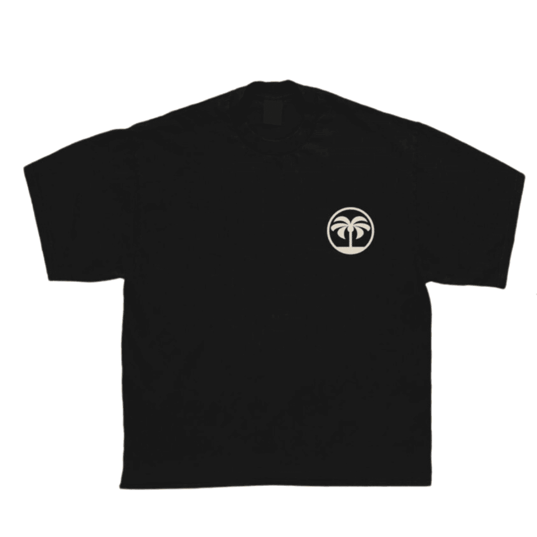 T-shirt Black THE ISLAND IS CALLING - TRU ISLAND