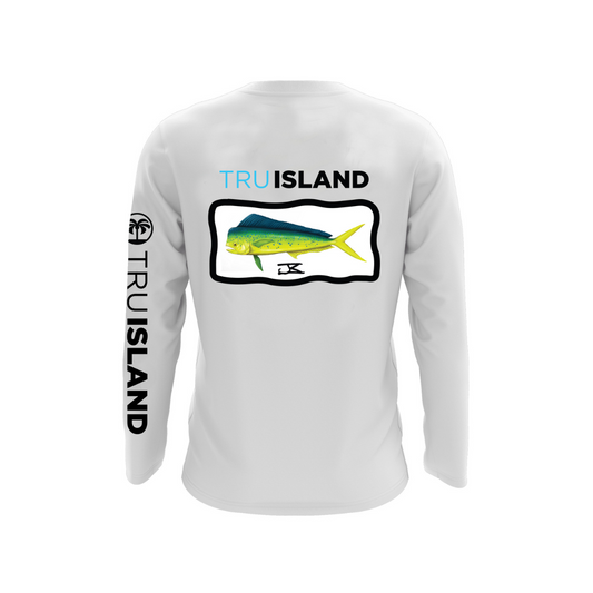 Tru Island Full Sleeve Shirt White Mahi