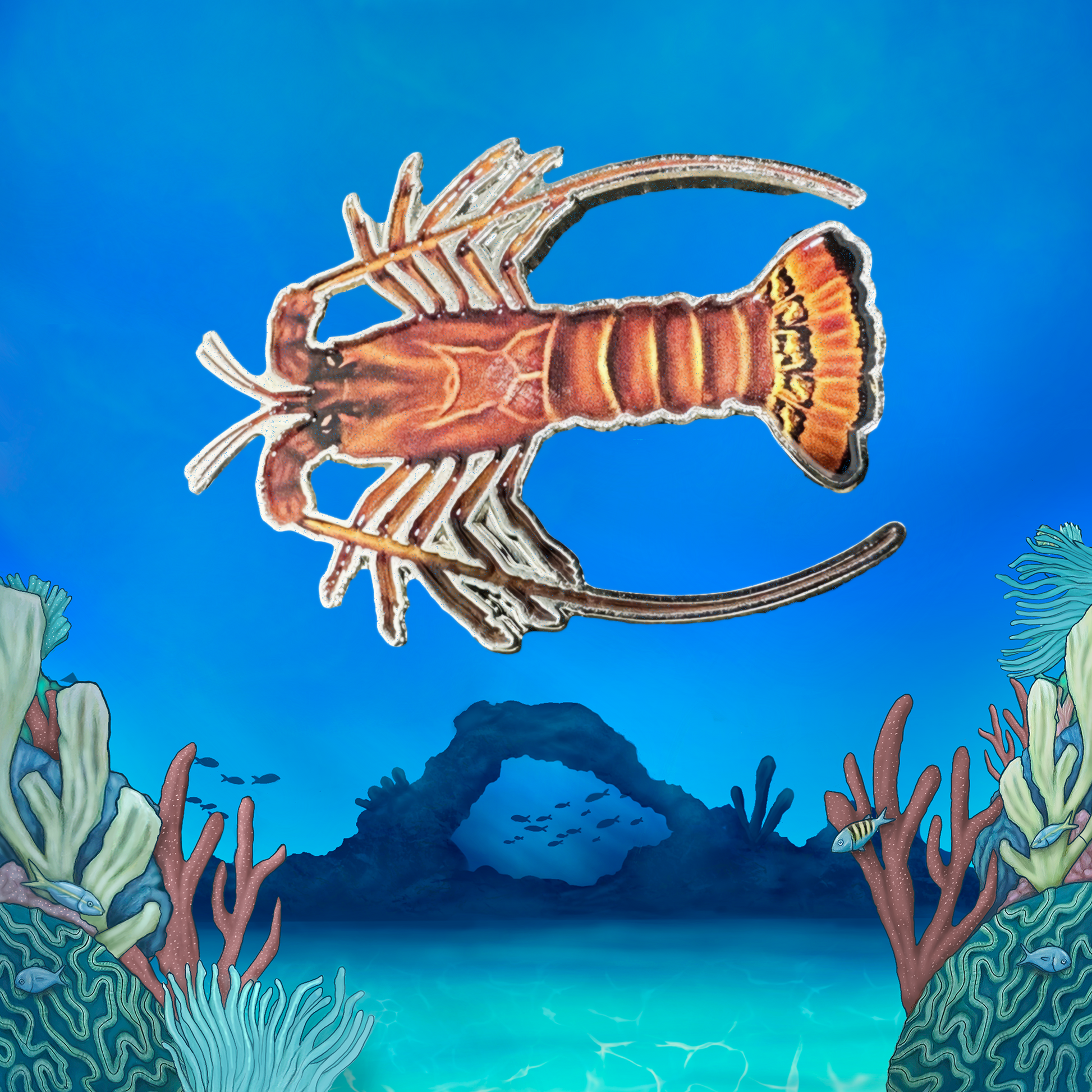 Tru Island Coral Reef Pin Set