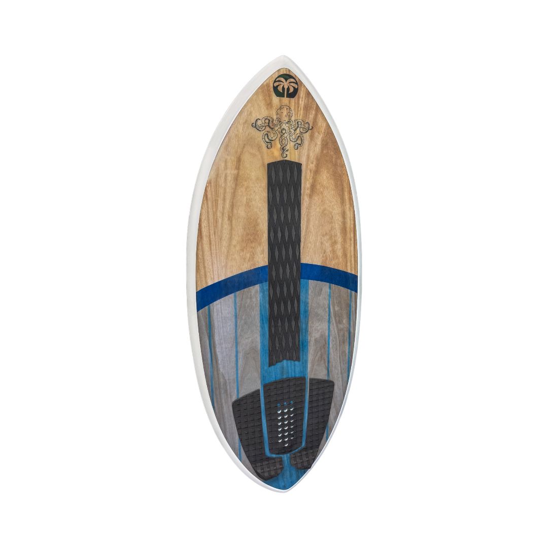 Skimboard Octopus Wood Grain