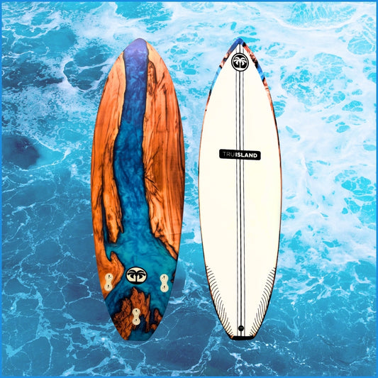 Surfboard (Woodgrain Epoxy River)