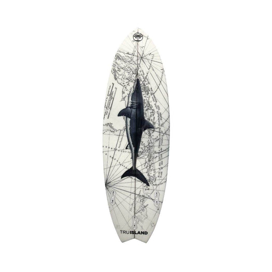 Surfboard 5ft 4in Great White Shark - TRU ISLAND