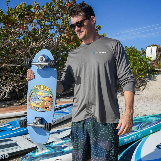 Skateboard Blue Island - TRU ISLAND