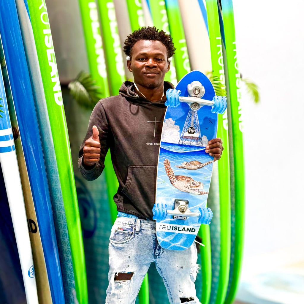Skateboard Turtles at the Lighthouse Art