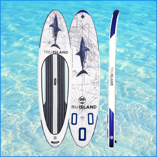 Great White Shark Inflatable Paddleboard Set