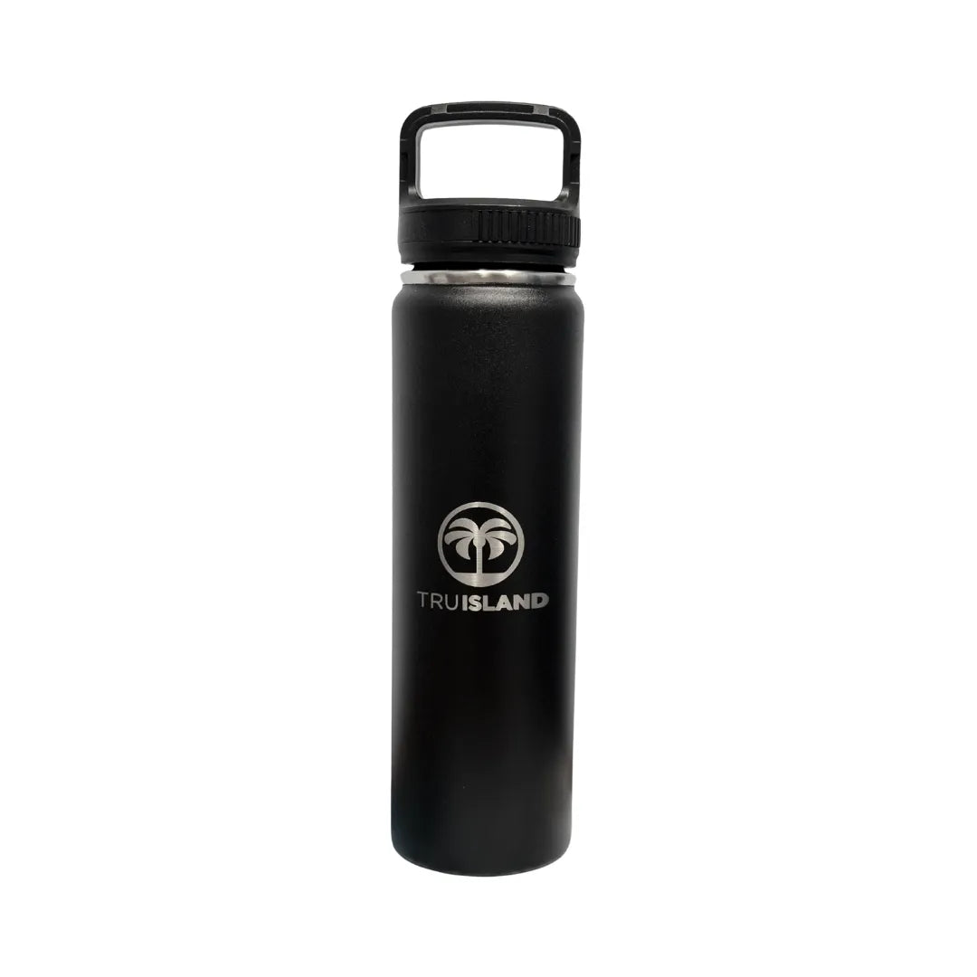 Tru Island Water Bottle Black