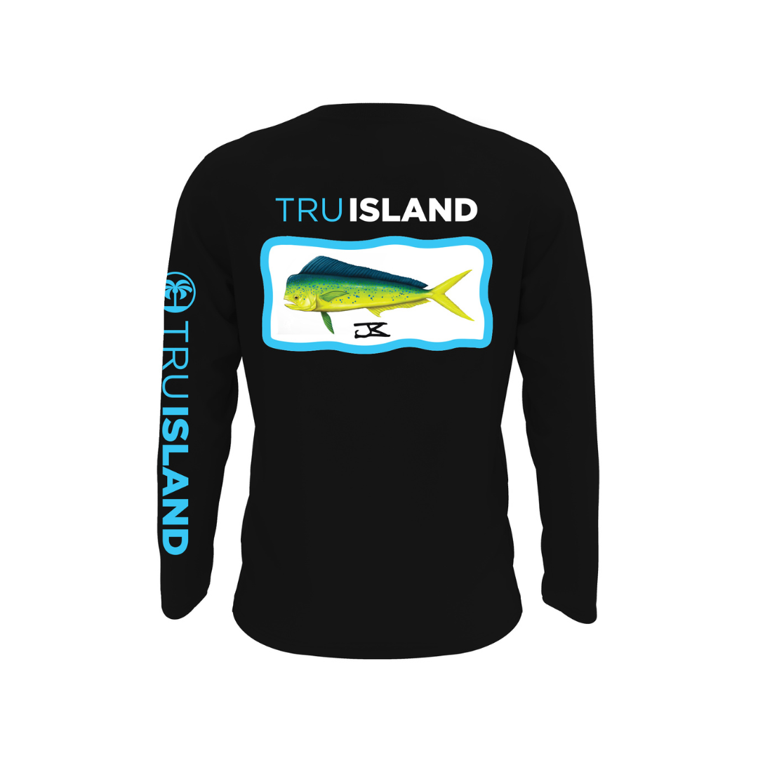 Tru Island Full Sleeve Shirt Black Mahi