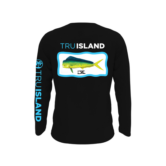 Tru Island Full Sleeve Shirt Black Mahi