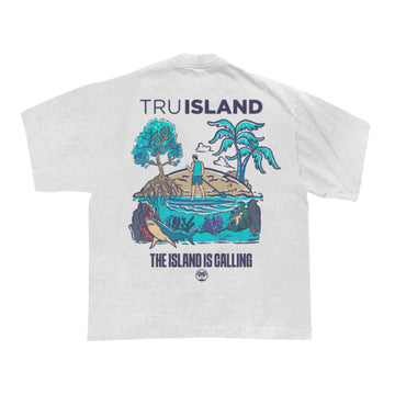 Tru Island T-shirt THE ISLAND IS CALLING